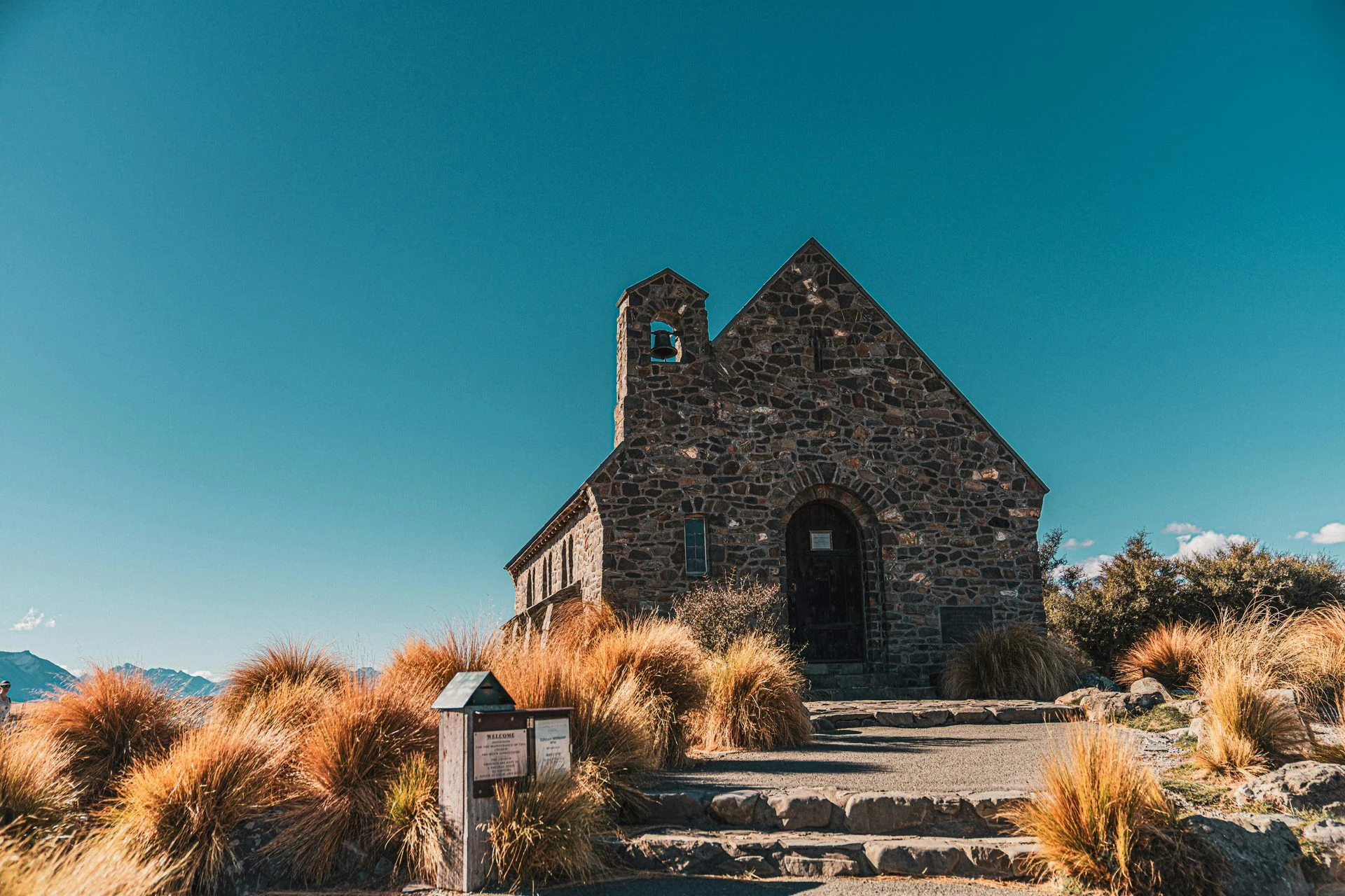 Lake Tekapo and the Church of the Good Shepherd